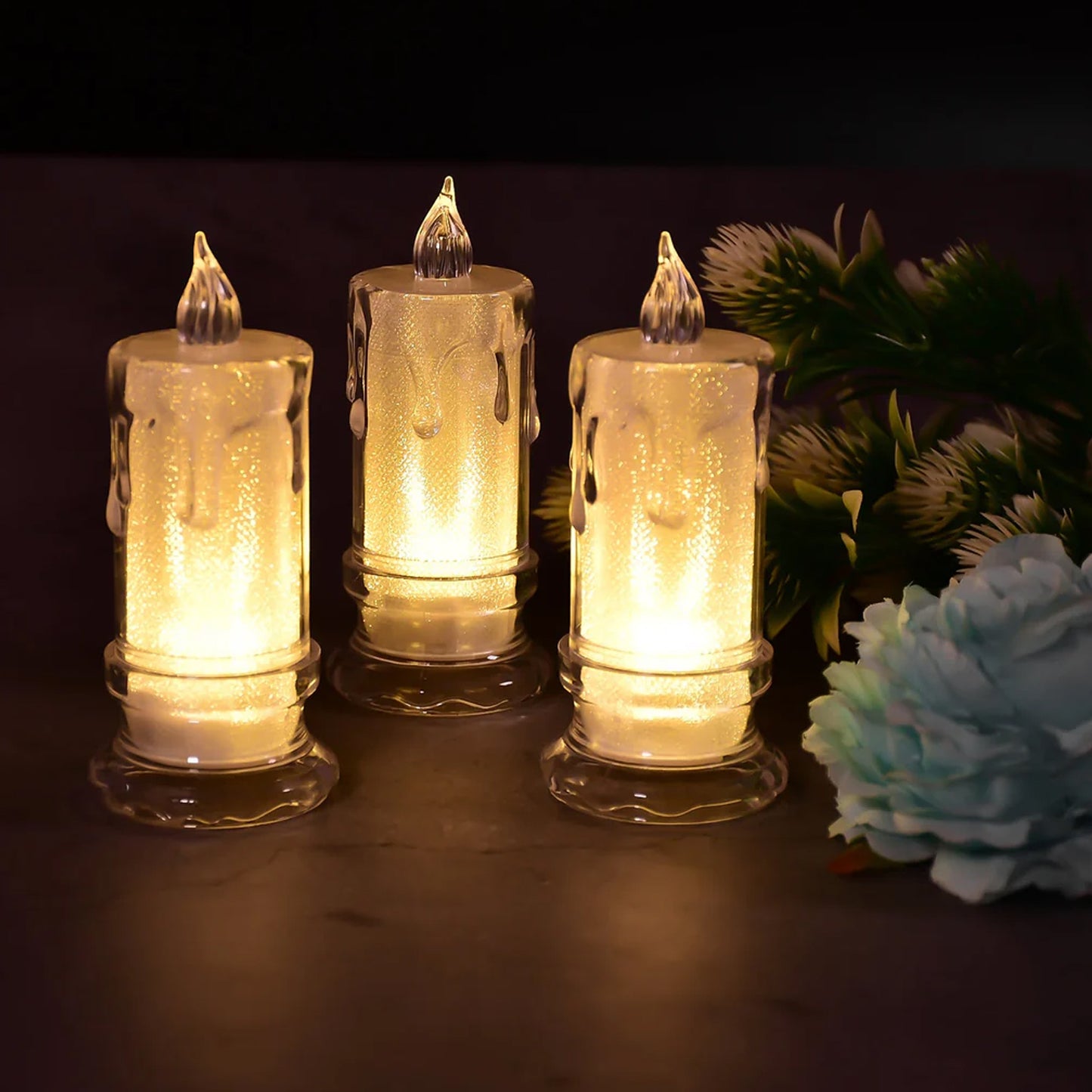 LED Tea Light Candle - Safe & Flameless Decorative Light (1 Pc) - Happy Price - Image 4