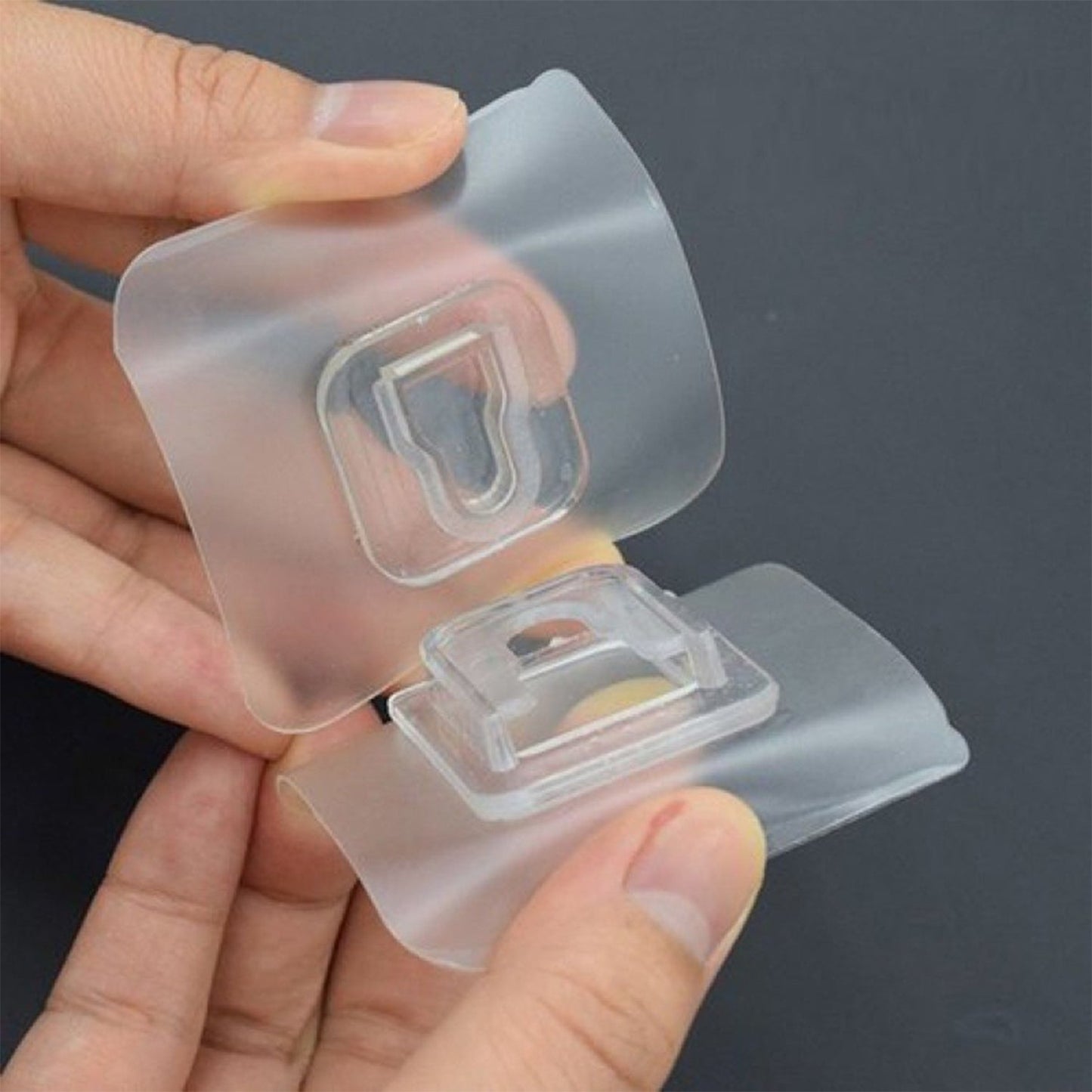 Transparent Adhesive Male Hook Used For Hanging Various Types Of Items (1pc) - Happy Price - Image 6