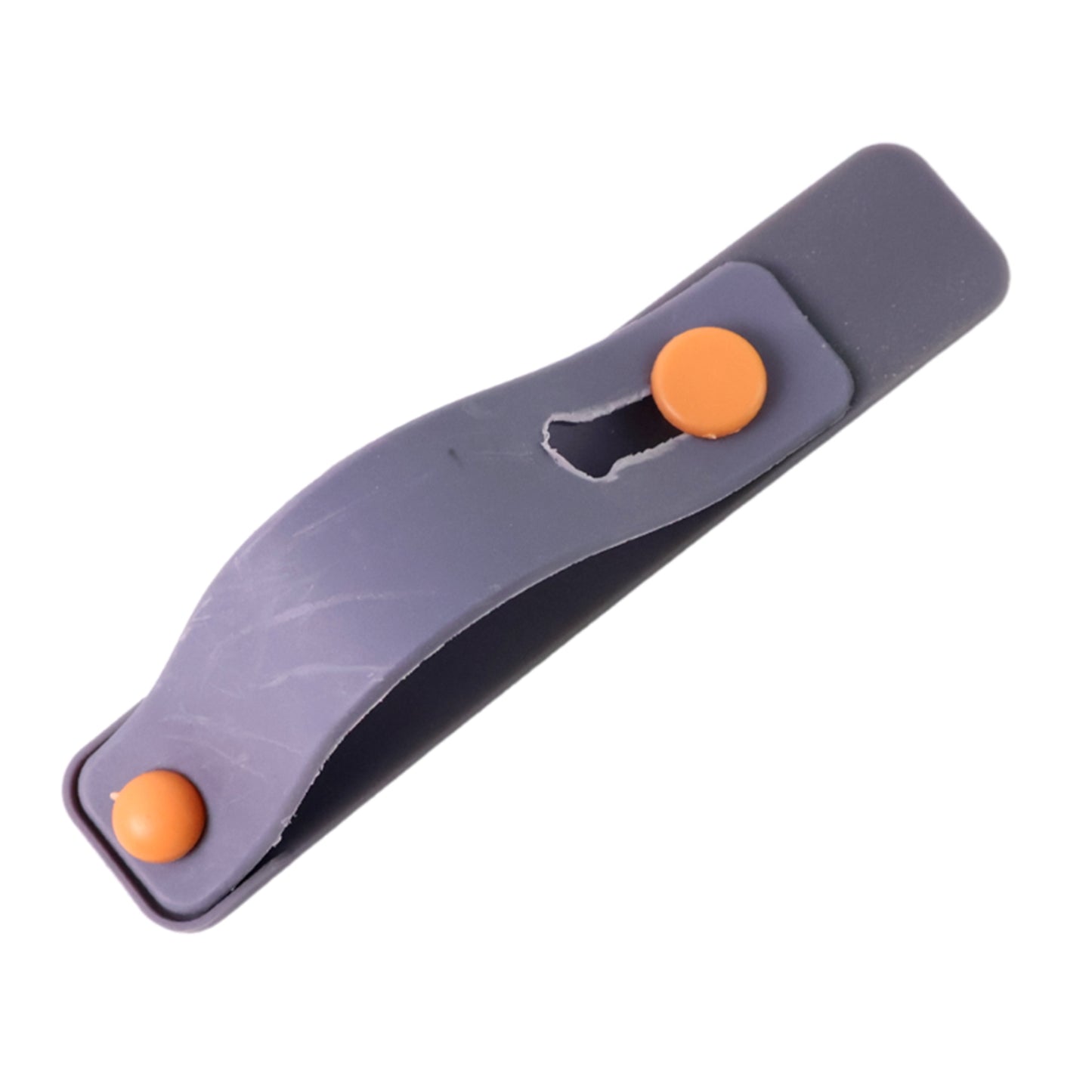 Dark Grey Phone Loop Finger Holder Phone Grip Straps Silicone Phone Finger Strap (1 Pc) - Happy Price - Image 2