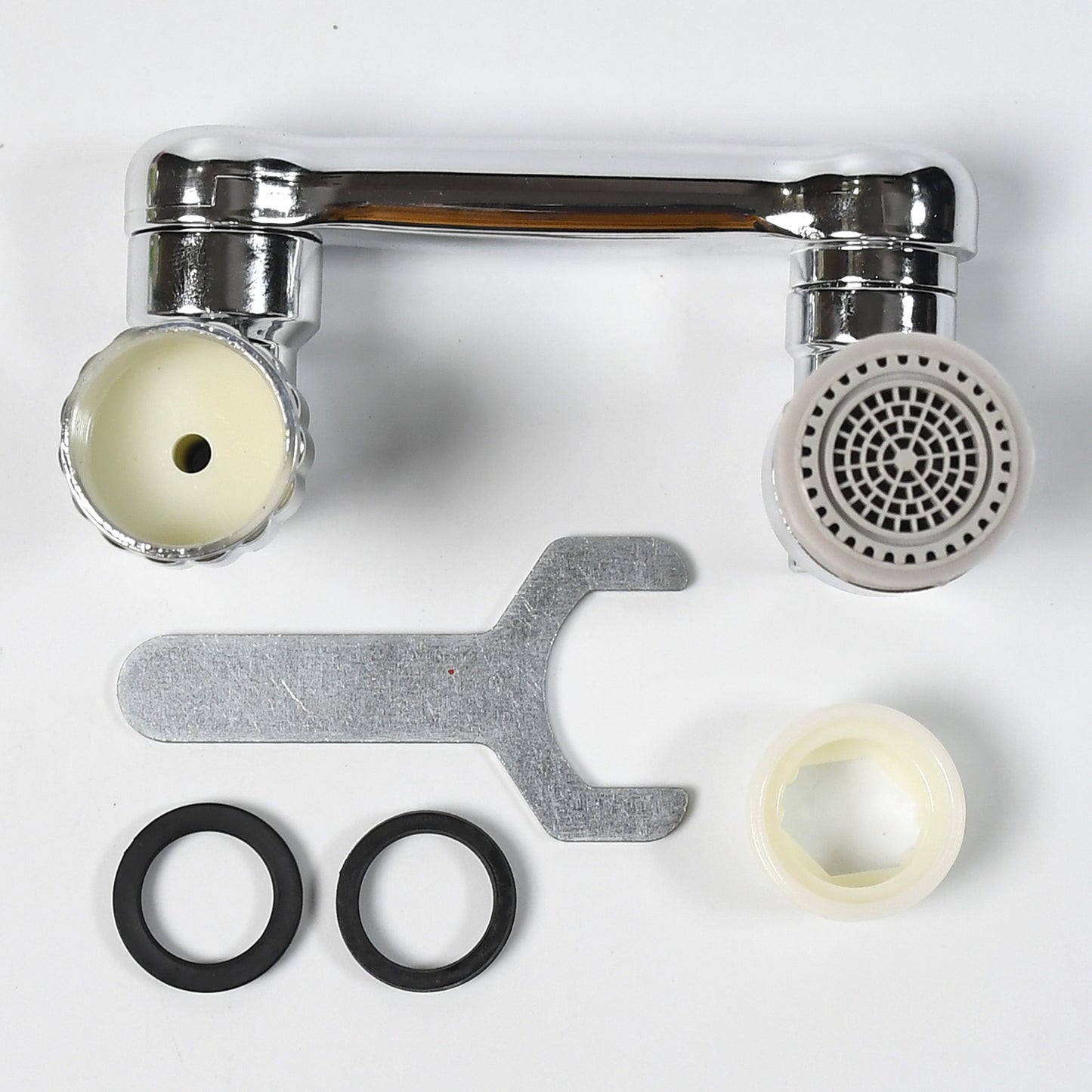 Splash Faucet Filter Faucet 1080 Rotating Faucet Sprayer Head Double O-ring Design Movable Tap Water Saving Sink Aerator Extender For Bathroom Kitchen - Happy Price - Image 2