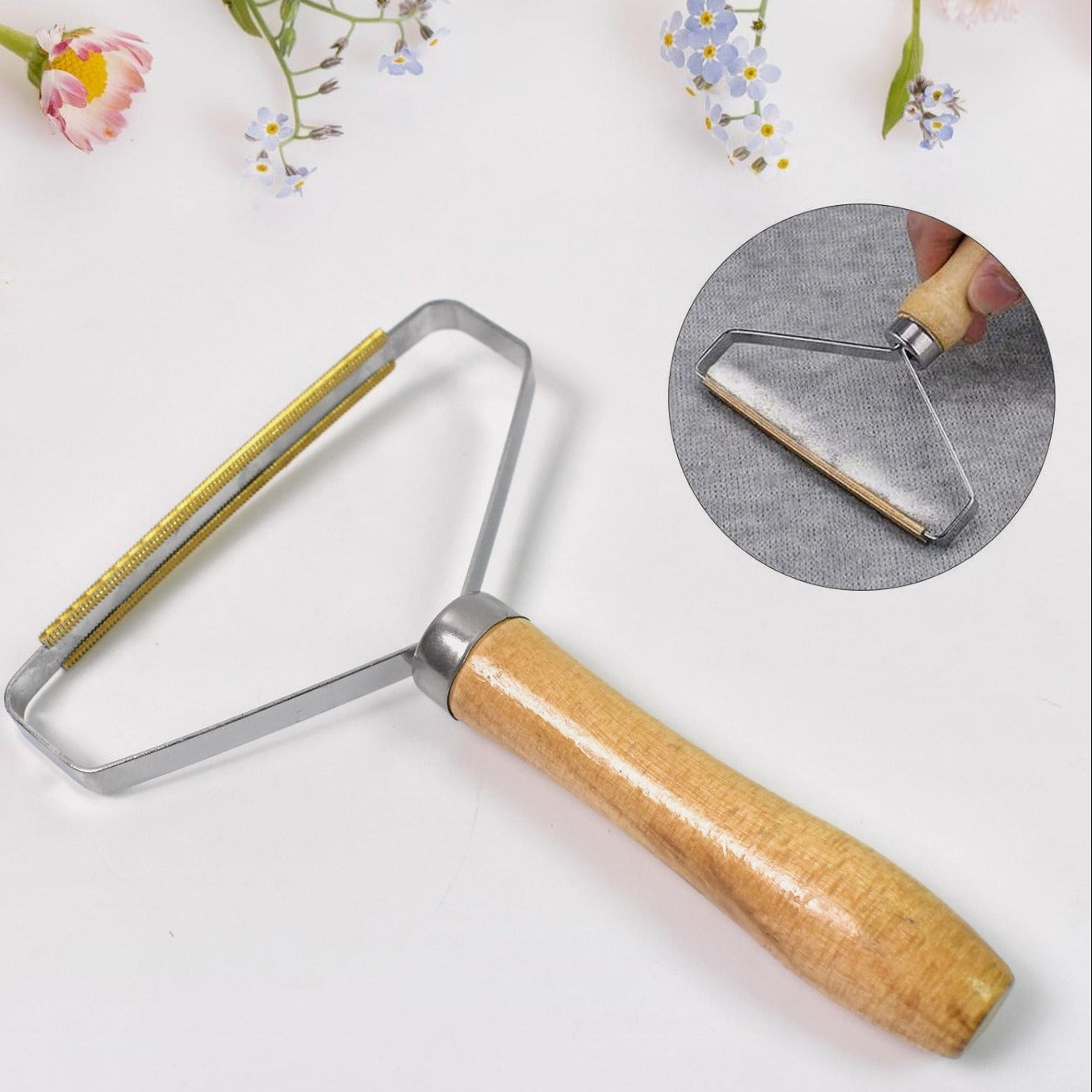 Portable Double Sided Lint & Fuzz Remover Tool (1 Pc) - Happy Price - Image 1