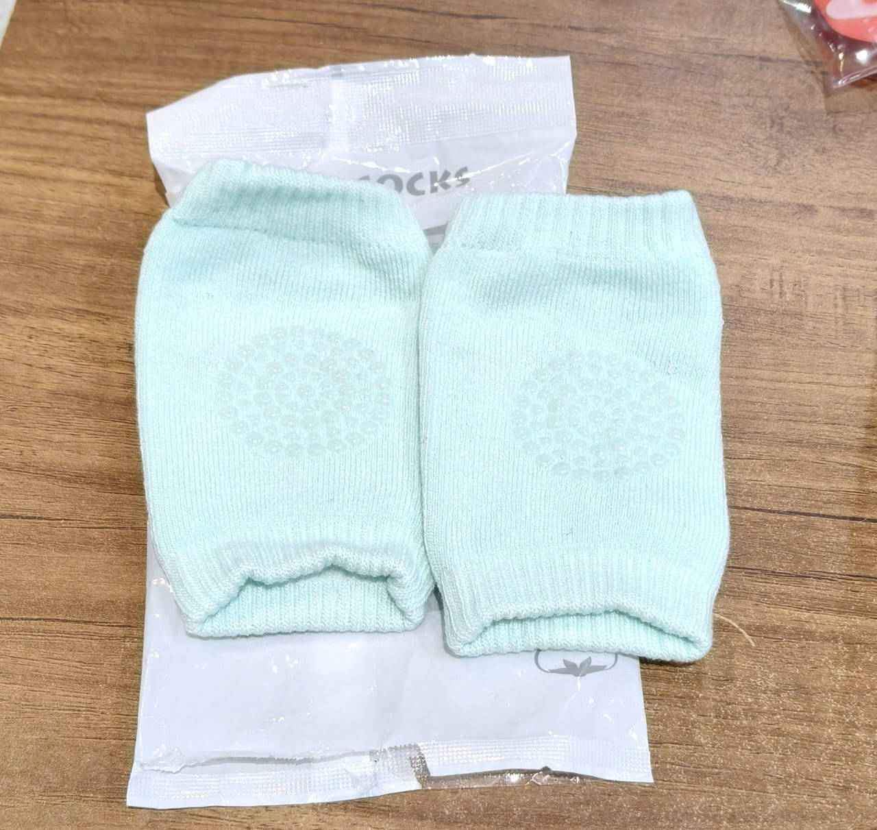Mint Green Toddler Wool Knit Leg Warmer (Knee Guard) - Happy Price - Image 7