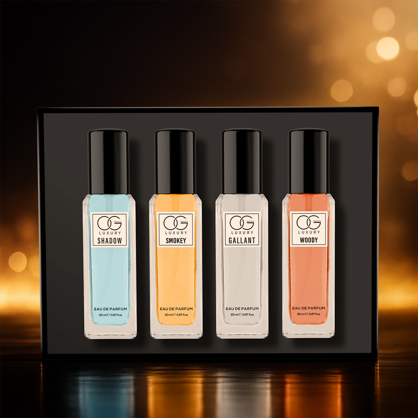 Luxury Perfume Gift Set - 4 Pc Collection (20 ML Each) - Unisex Fragrances - Happy Price - Image 3