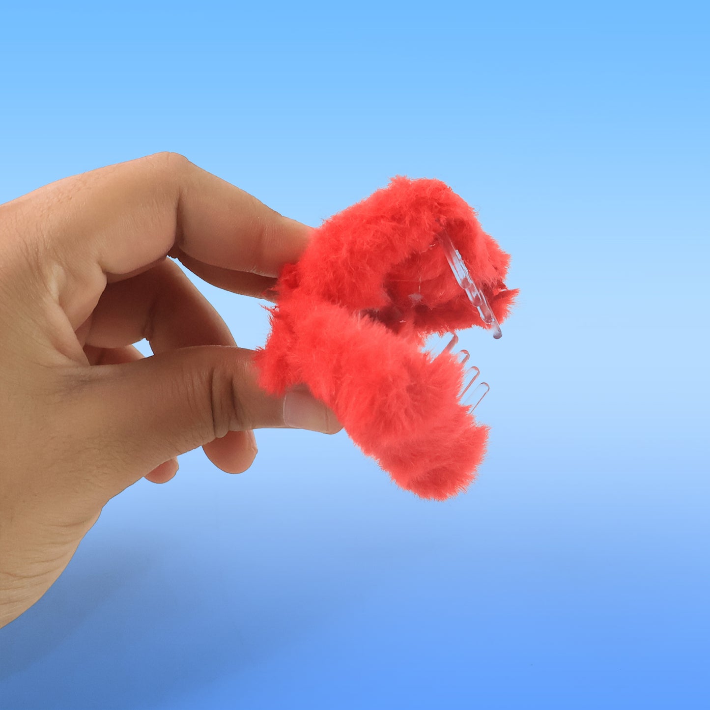 12 Pcs Set Small Fluffy Hair Claw Clips for Women & Girls - Happy Price - Image 3