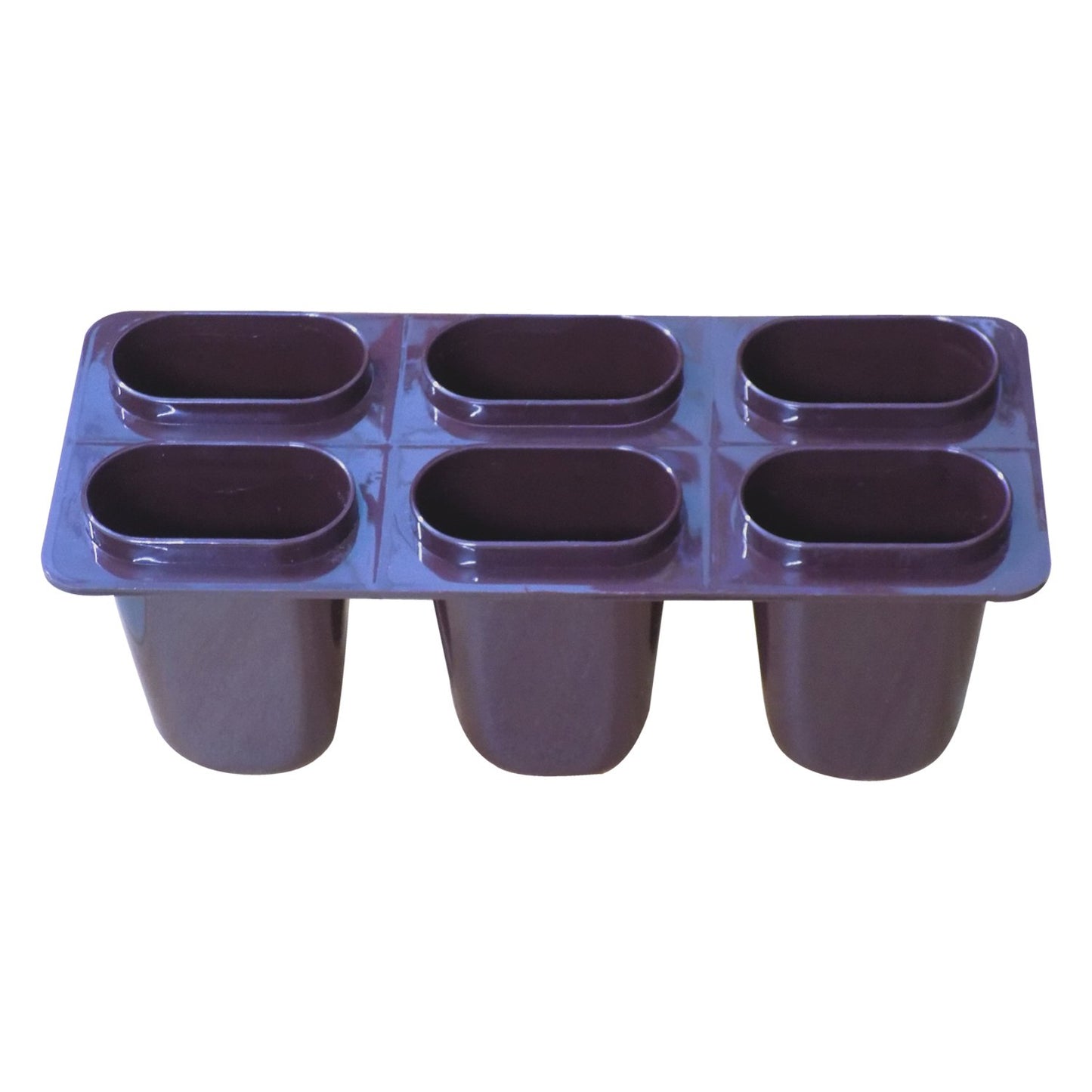 Plastic Ice Candy Maker Kulfi Maker Moulds Set With 6 Cups (Multicolour) - Happy Price - Image 4
