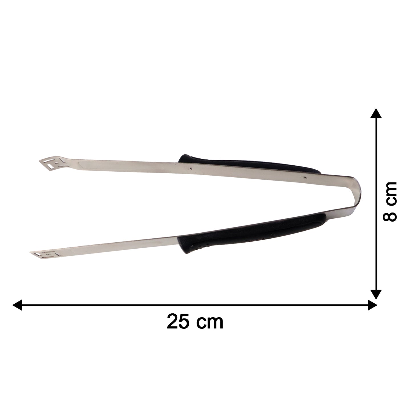 Durable Stainless Steel Kitchen Tong (1 Pc) - Heat Resistant Food Tongs for Grilling, Serving & Frying - Happy Price - Image 3