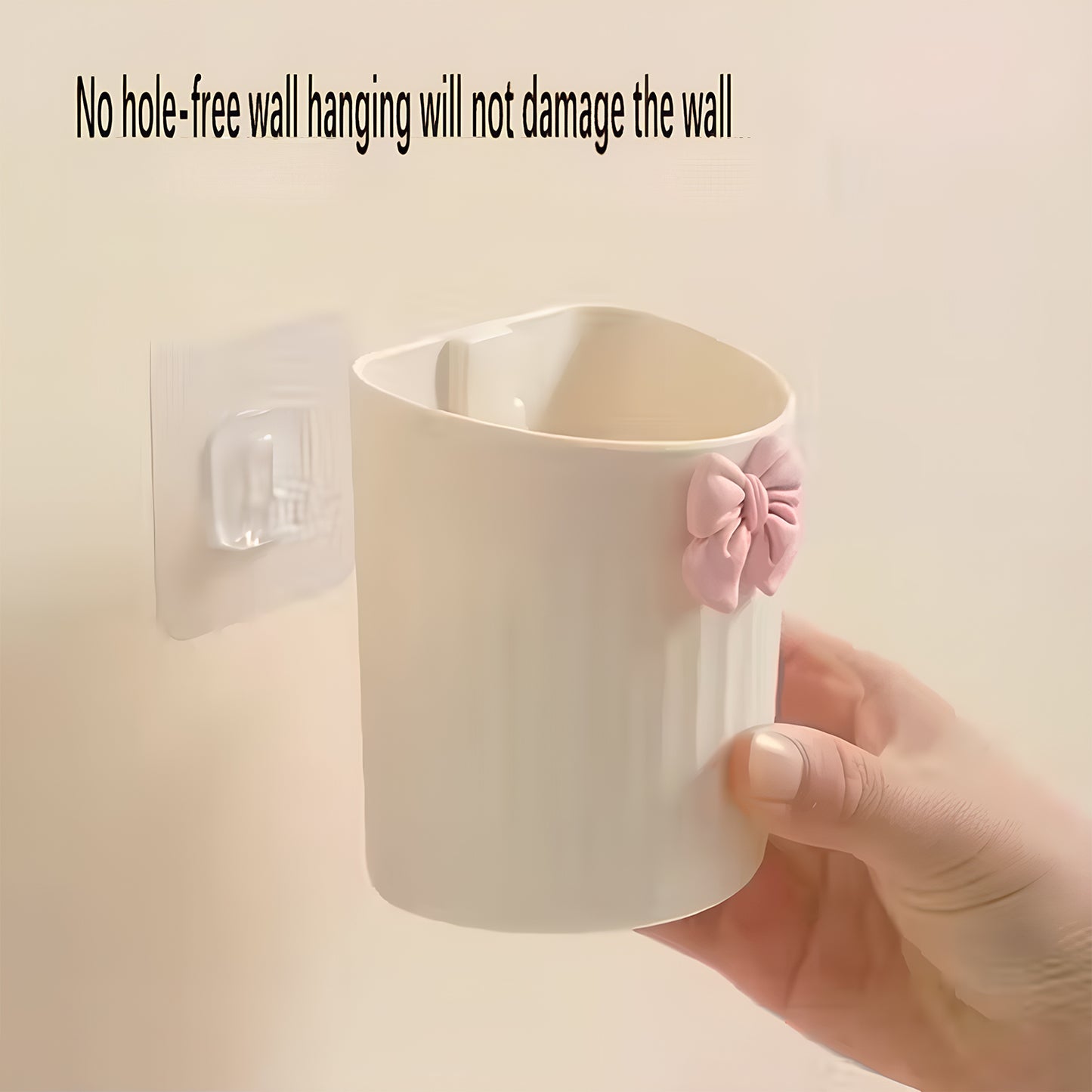 Butterfly Design Wall-Mounted Toothbrush Holder (1 Pc) - Happy Price - Image 6