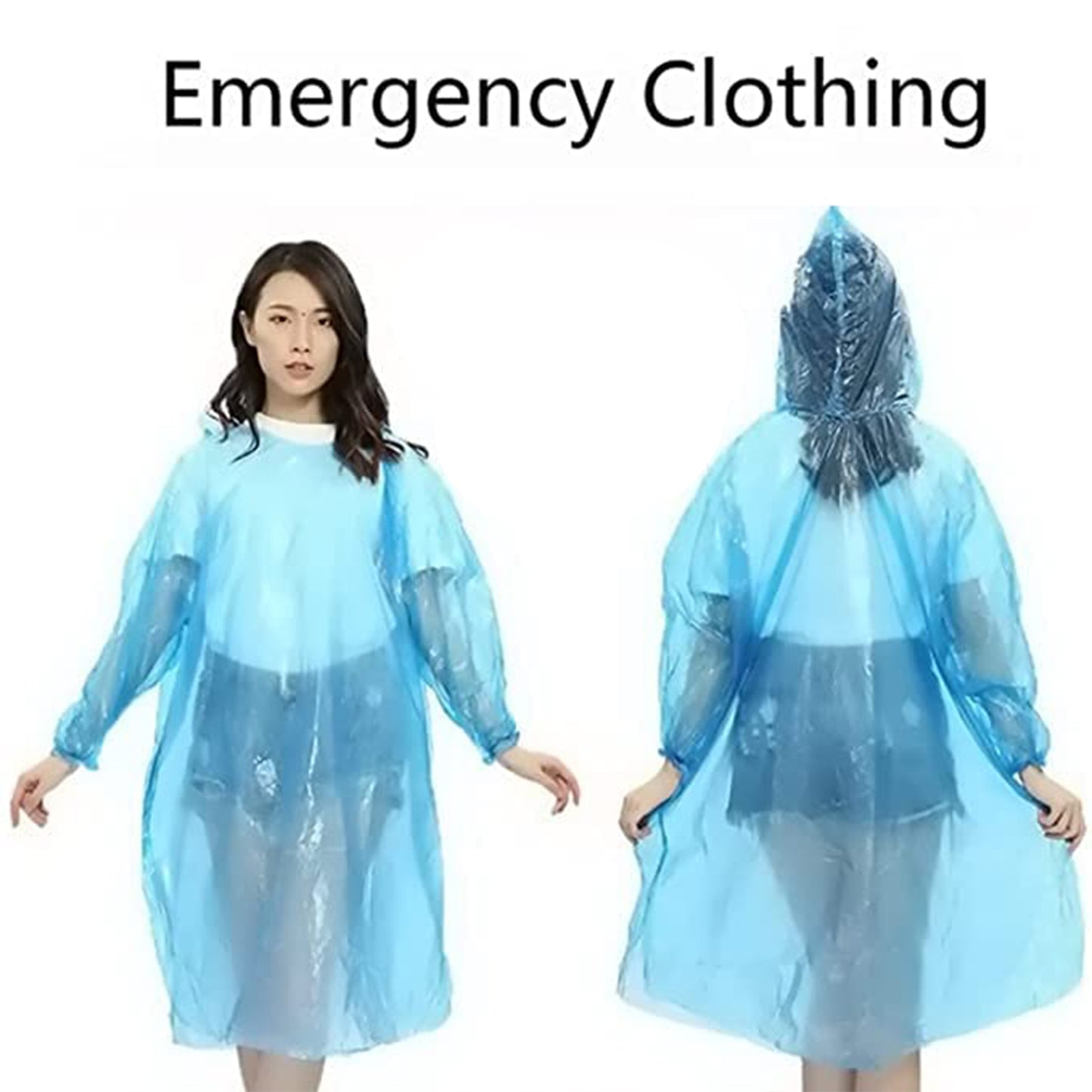 Pocket-Sized Reusable Raincoat - Free Size Waterproof Poncho - Happy Price - Image 7