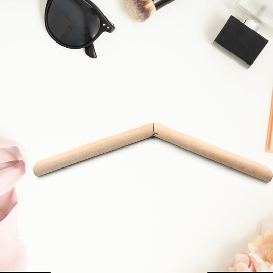 7962 Wood Clothes Hanger  Wooden Suit Hangers Coat Hangers - Happy Price - Image 1