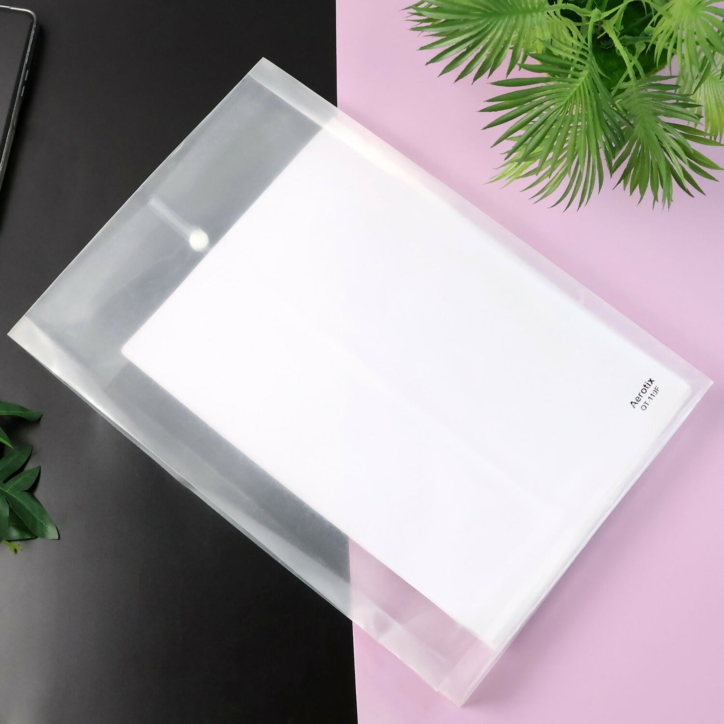 A4 Clear Document Folder - 1 Piece Transparent File Protector - Happy Price - Image 2