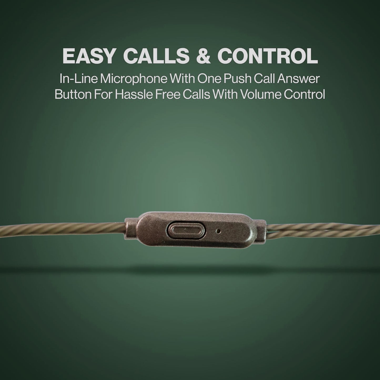 Wired In-Ear Earphones with Mic - 3.5mm Jack, Stereo Sound, Deep Bass (1 Pc) - Happy Price - Image 3