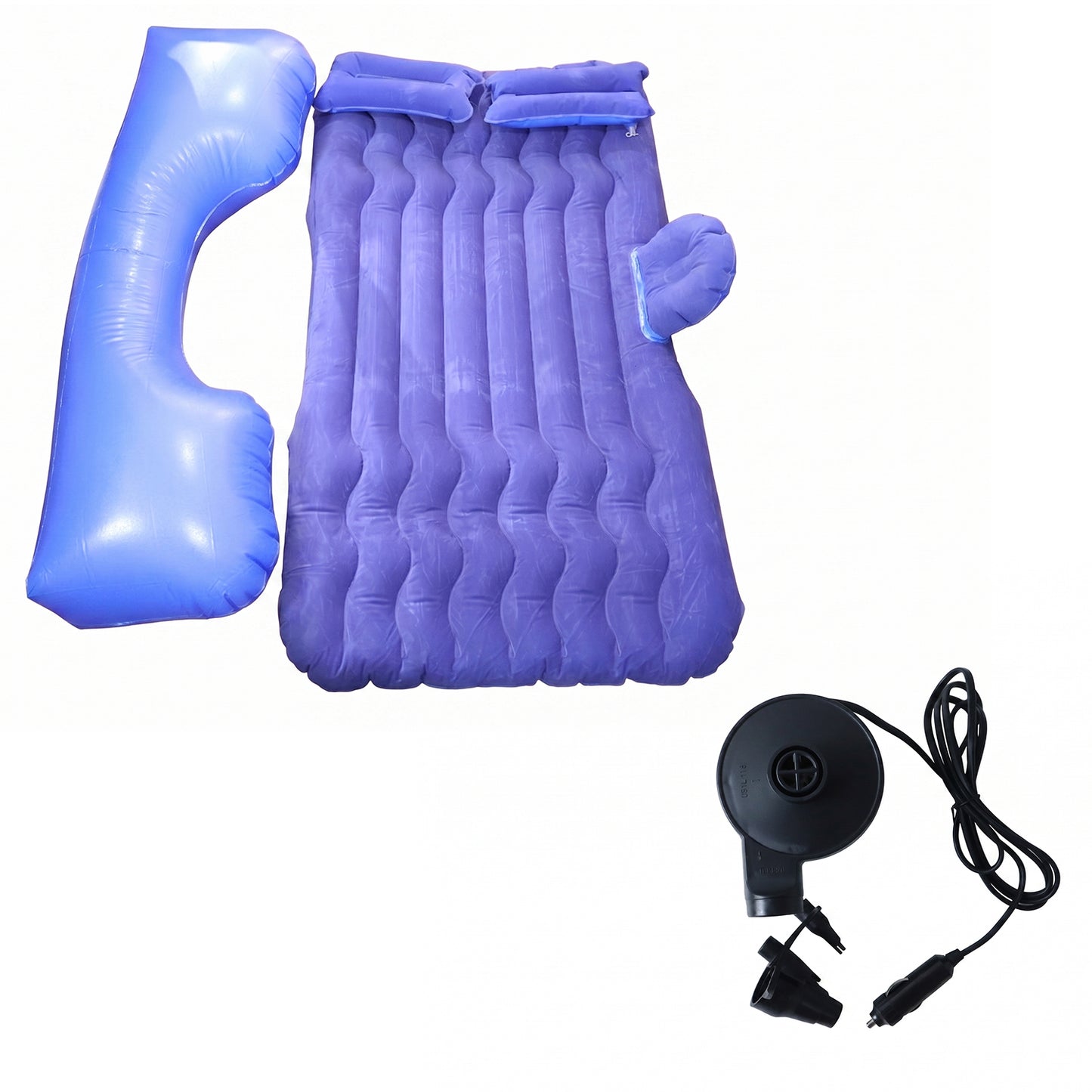 Portable Car Air Mattress Set with Pump & Pillows - Dark Blue SUV Bed - Happy Price - Image 4