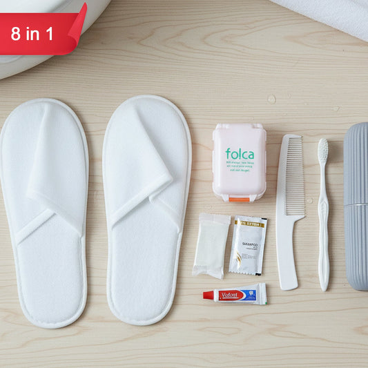 8-in-1 Compact Travel Grooming Essentials Kit (1 Set) - Happy Price - Image 1