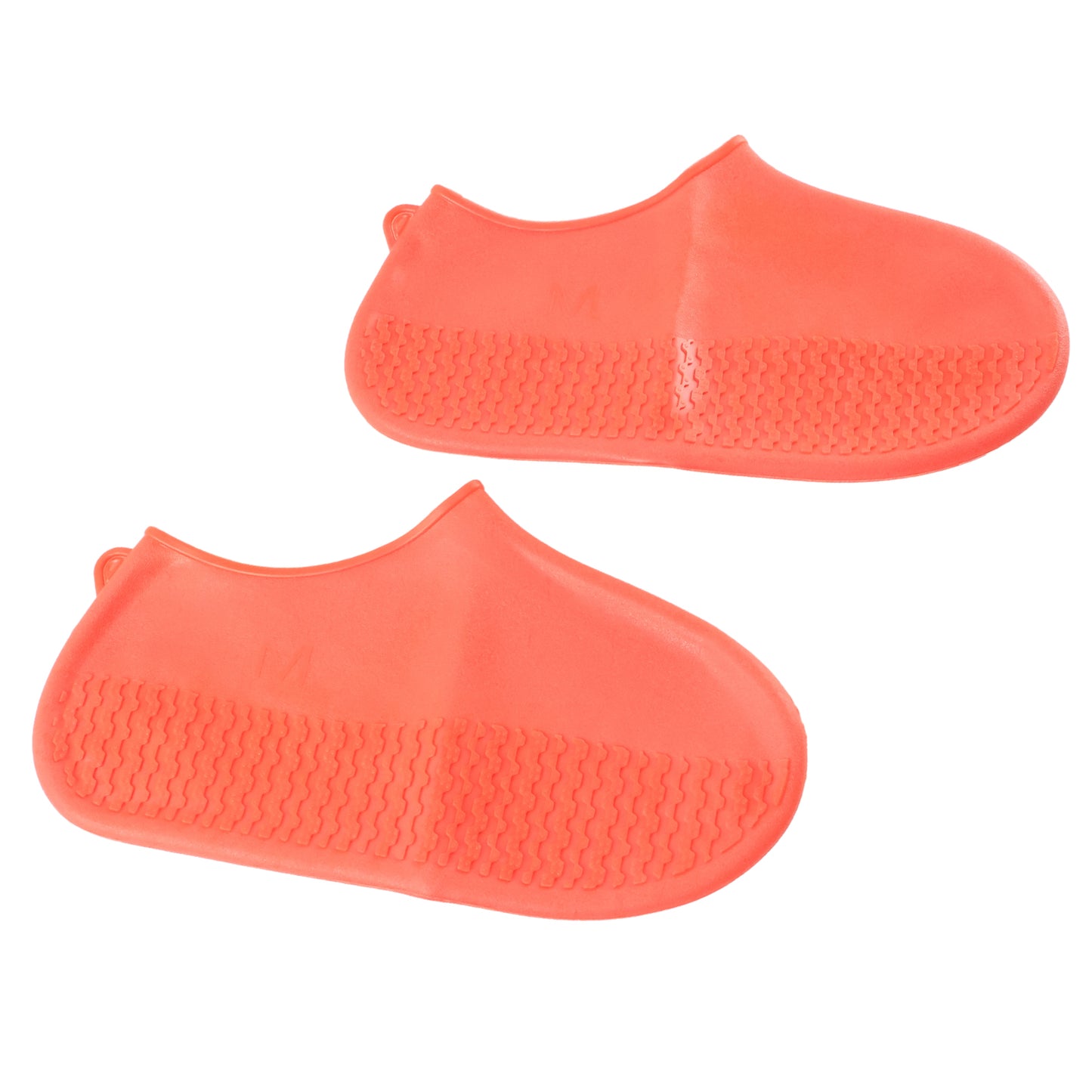 Orange Non-slip Silicone Rain Reusable Anti Skid Waterproof Fordable Boot Shoe Cover (1 Pair) - Happy Price - Image 4
