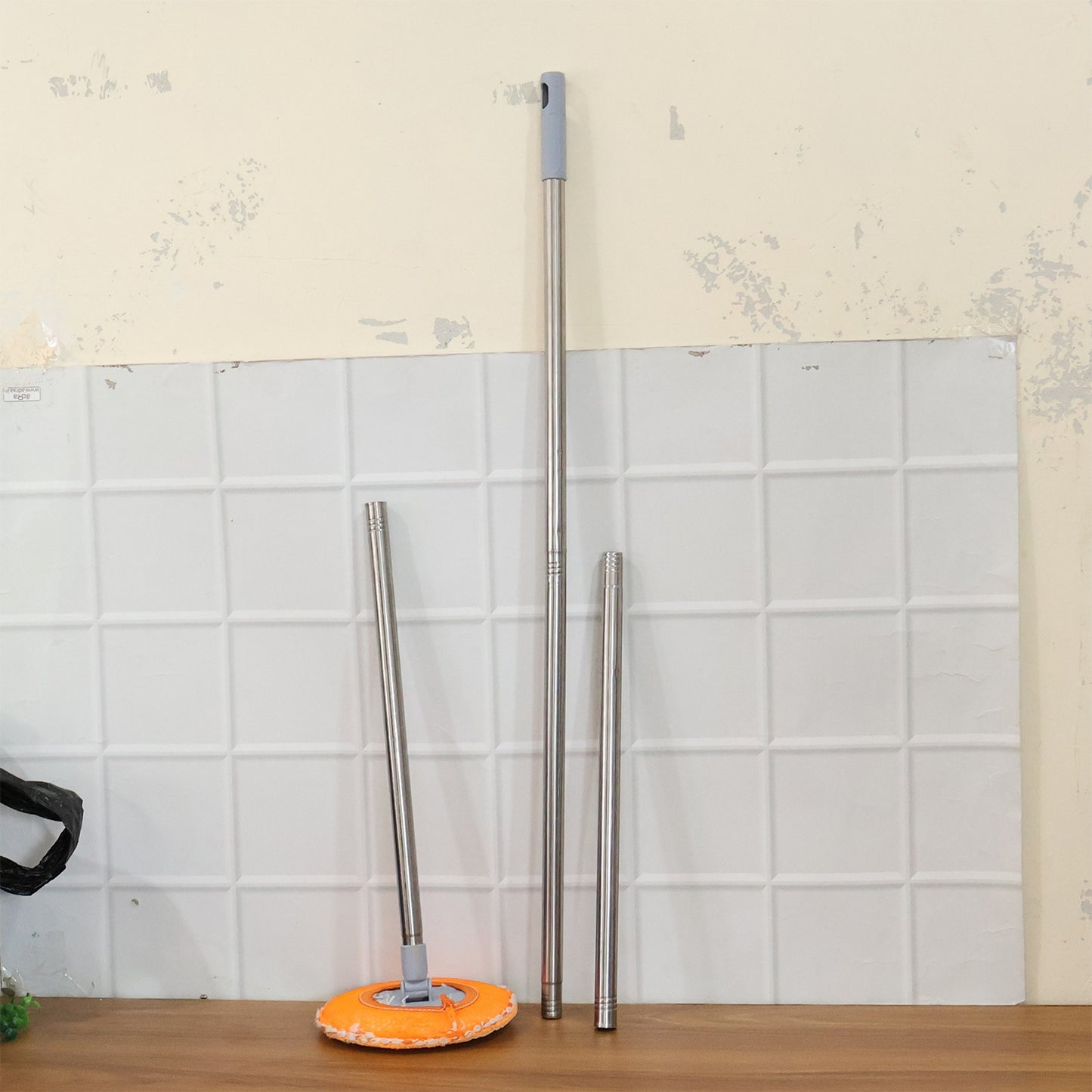 Multipurpose Spin Mop Set with Bucket and Microfiber Head - 1 Pc - Happy Price - Image 7