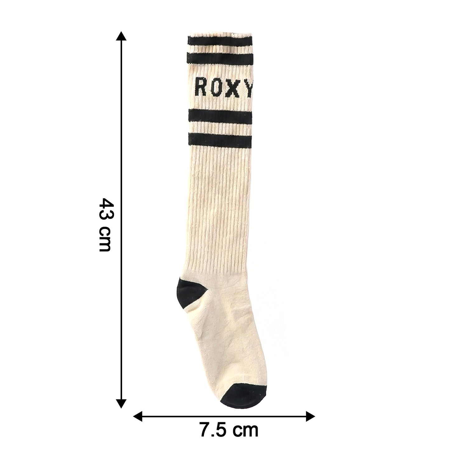 Unisex Cotton Crew Socks - 1 Pair, Breathable & Durable for Daily Wear - Happy Price - Image 3