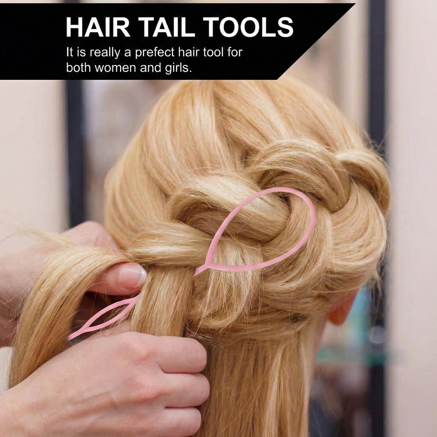 Multi-Purpose Hair Styling & Braiding Tool Set with Comb - Easy DIY Hairstyles - Happy Price - Image 3