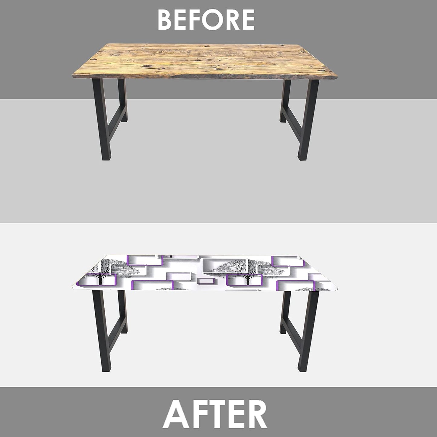 Self-Adhesive Waterproof Vinyl Wallpaper Roll - 1 Pc Mix Design (45cm x 1m Approx) - Happy Price - Image 3