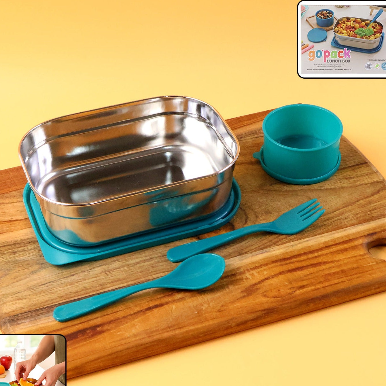 Premium Stainless Steel Lunch Box Set