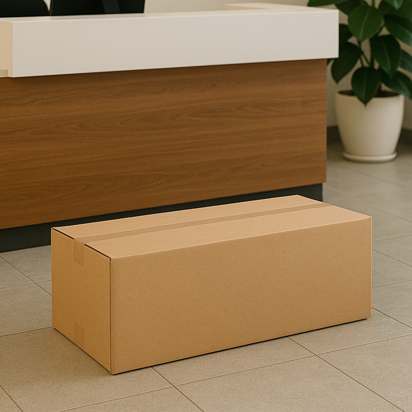 Heavy-duty Brown Box For Product Packing (17x51x26 Cm  1 Pc) - Happy Price - Image 4