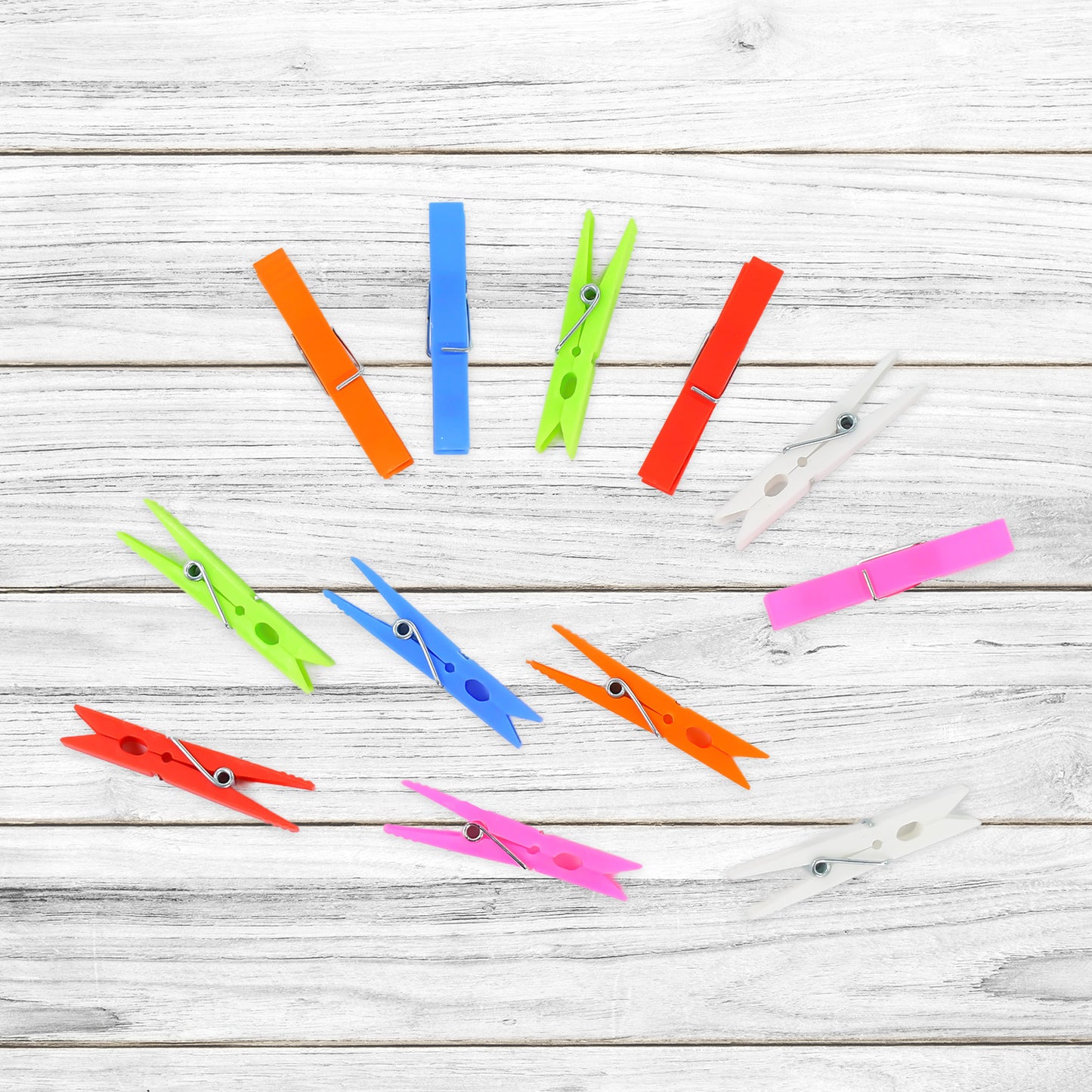 Multi Purpose Plastic Clothes Clips For Cloth Drying Clips (Set Of 144pc) - Happy Price - Image 5