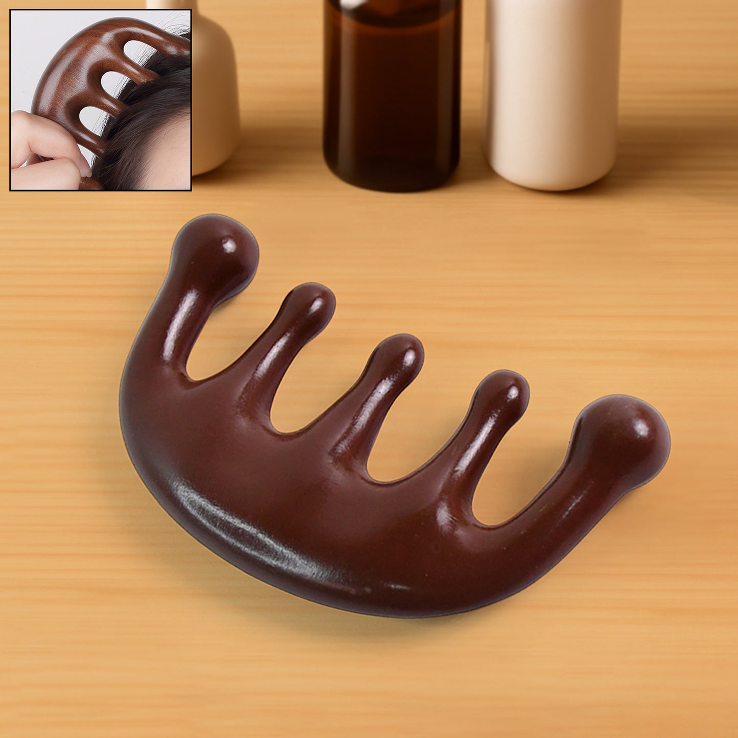Manual Head Massager Comb for Scalp Relaxation - 1 Pc - Happy Price - Image 6