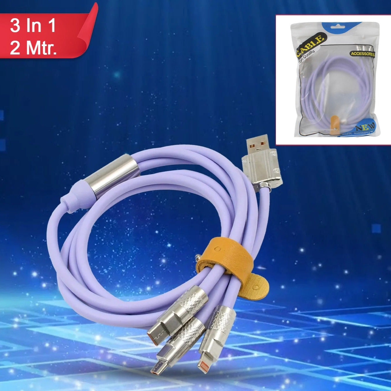 3in1_super_fast_charging_cable_2mtr - Happy Price - Image 1