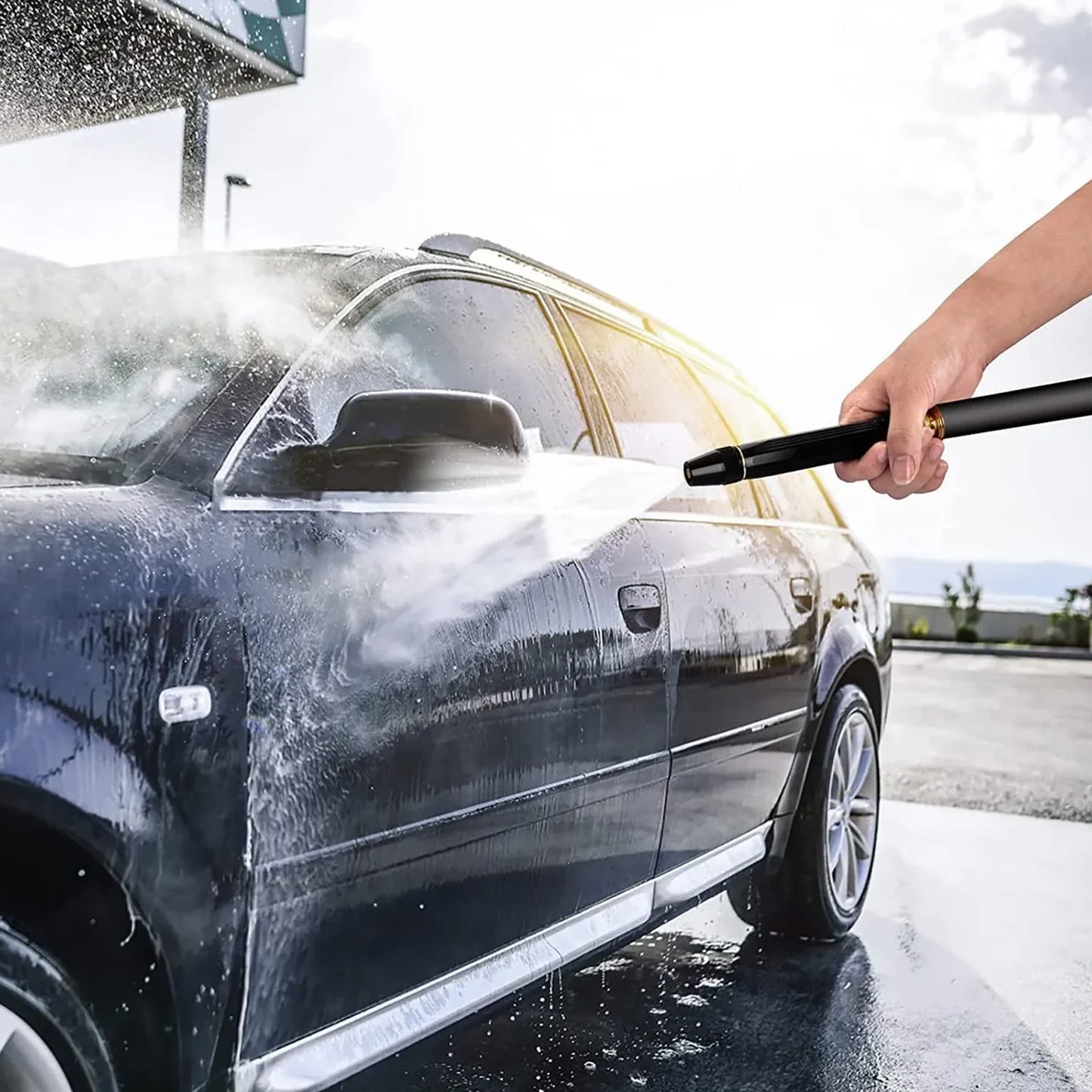 Plastic Car Washer High Pressure Gun Water Spray Trigger Nozzle Water Spray Gun (1 Pc) - Happy Price - Image 6