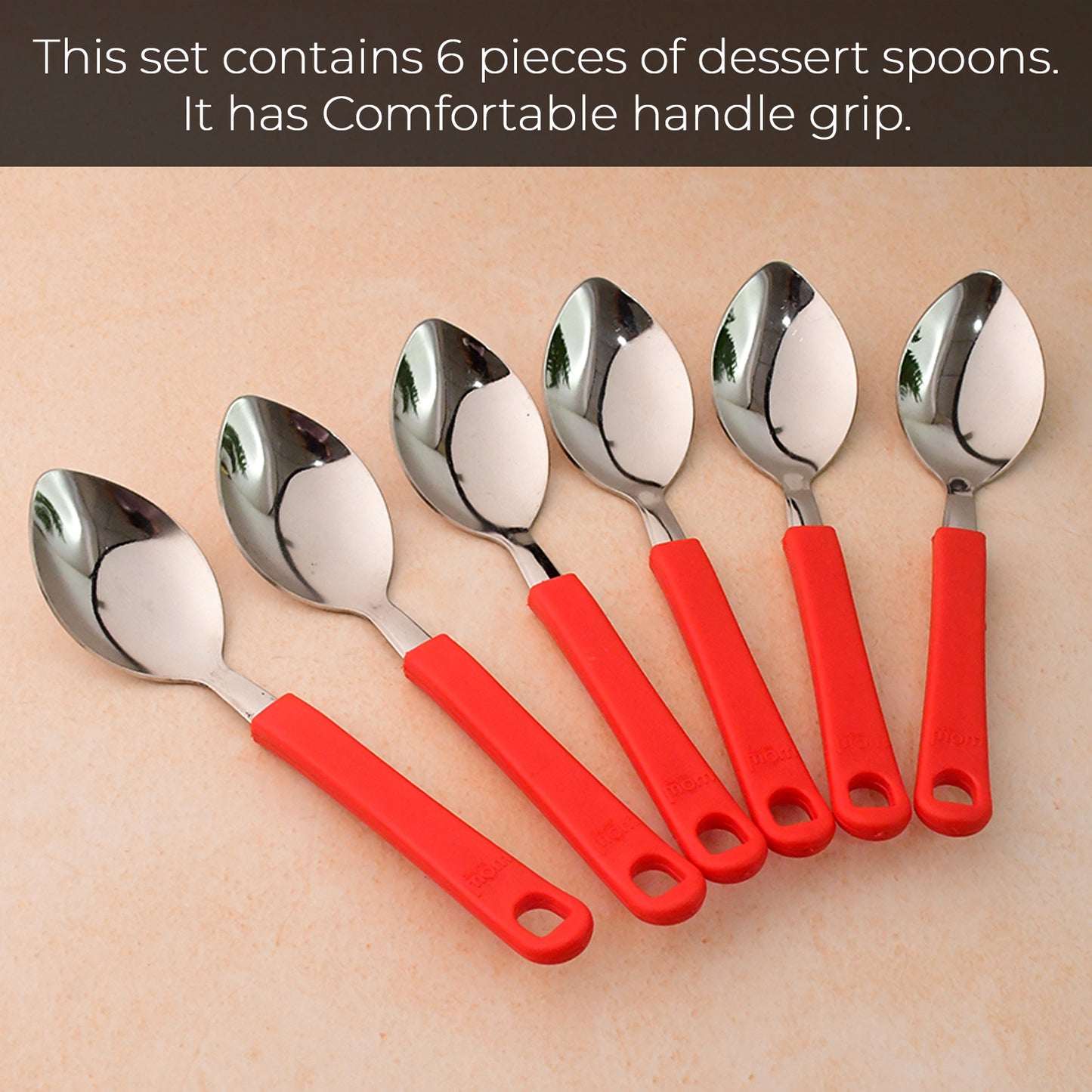 Premium Stainless Steel Table Spoons - Set of 6 Pcs - Happy Price - Image 4