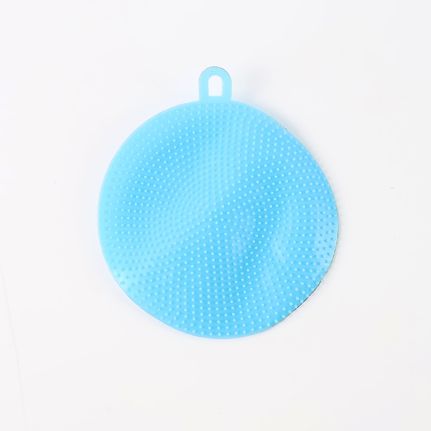 Sky Blue Silicone Dish Scrubber - Gentle, Heat-Resistant Kitchen Cleaner - Happy Price - Image 5