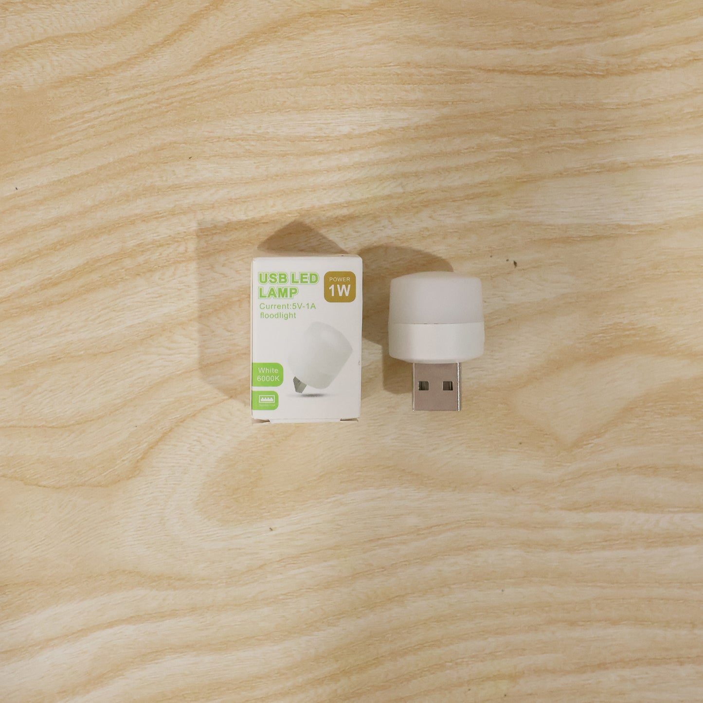 Yellow USB LED Night Light Plug - Compact & Portable (1 Pc) - Happy Price - Image 7