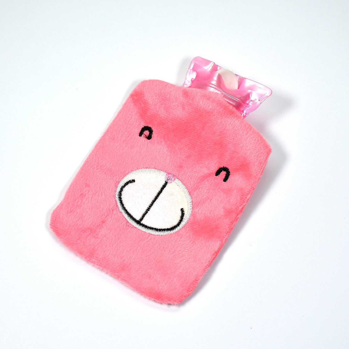 Pink Small Hot Water Bag With Cover For Pain Relief Neck Shoulder Pain And Hand Feet Warmer Menstrual Cramps. - Happy Price - Image 2