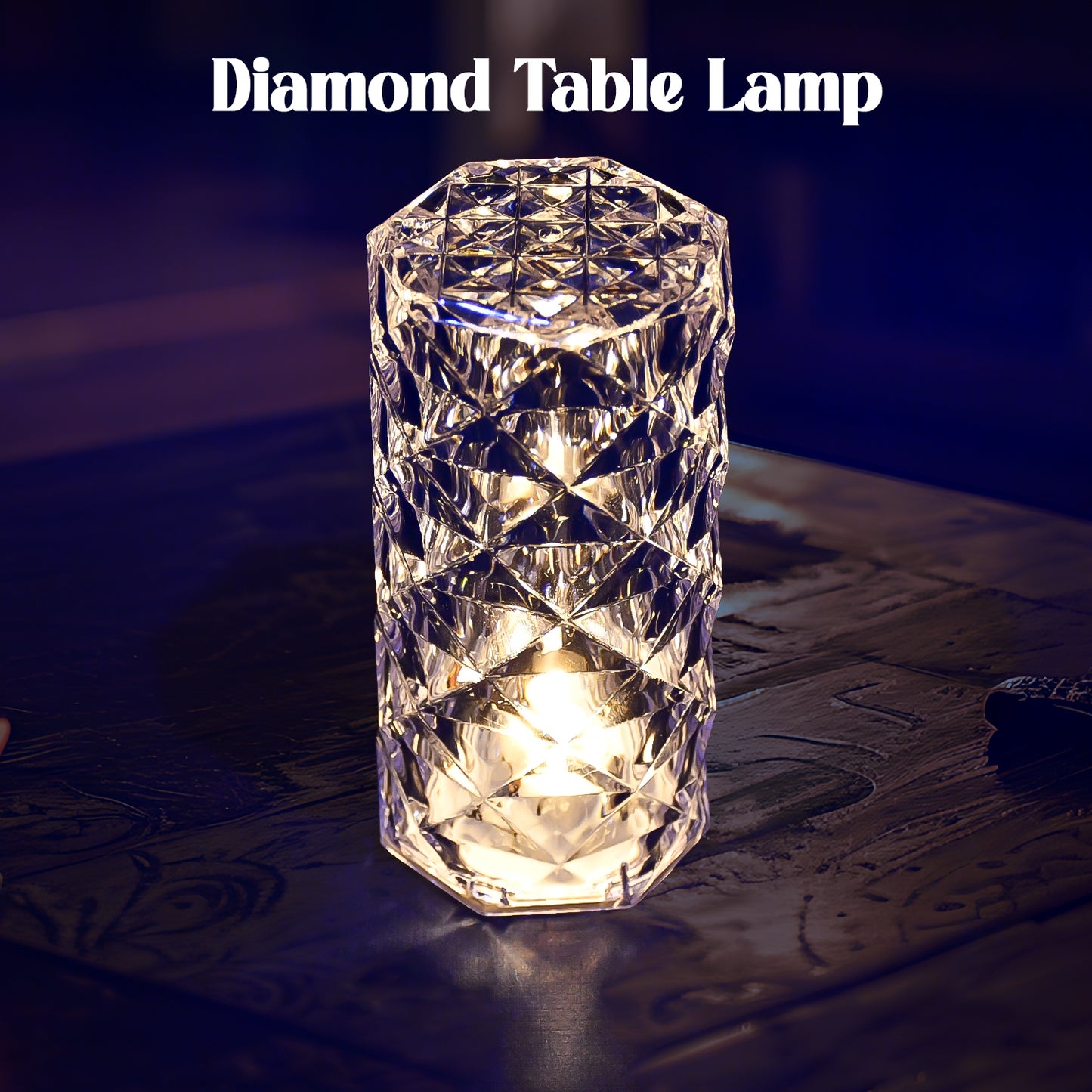 Diamond Table Lamp  Candles For Home Decoration Crystal Candle Lights - Happy Price - Image 2