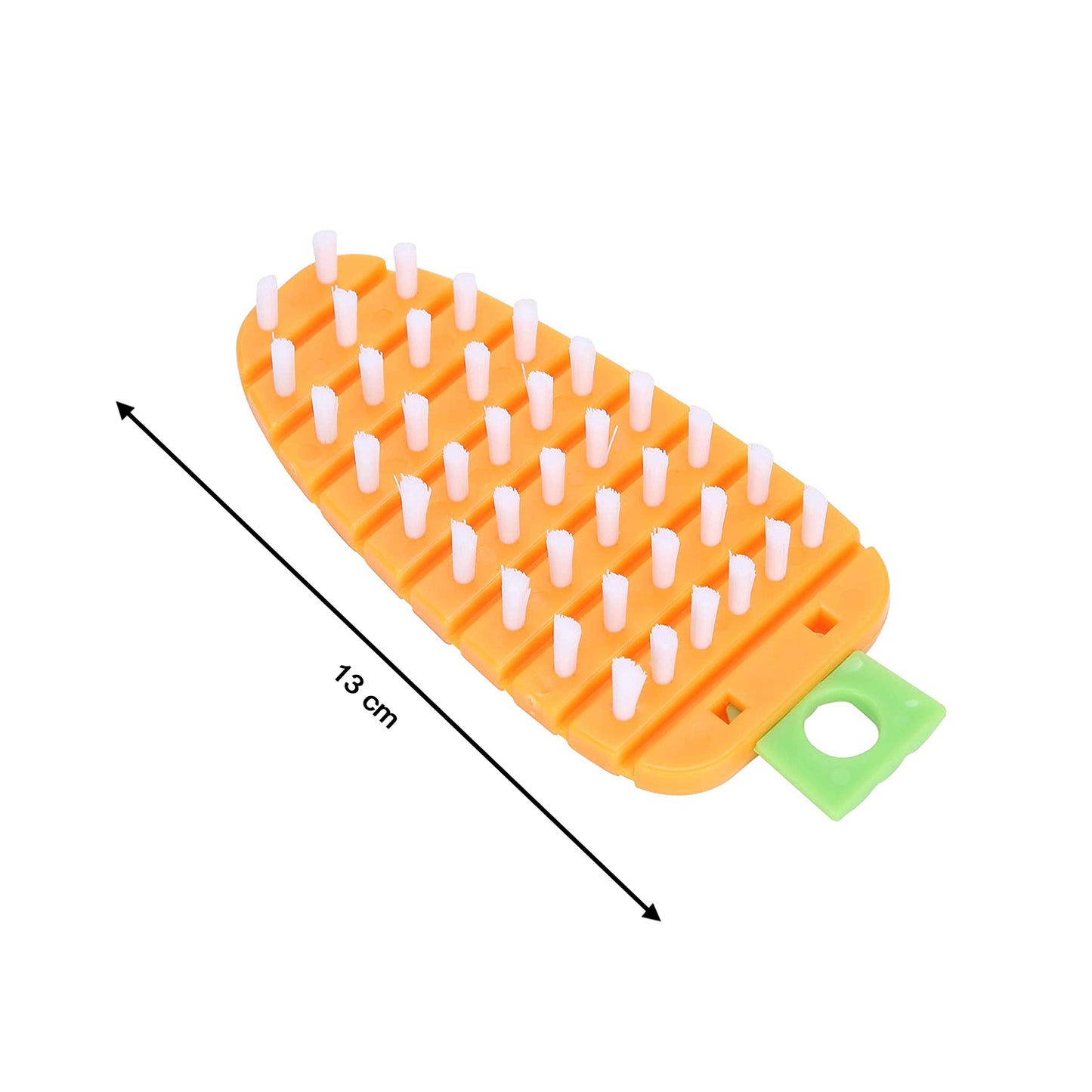 Vegetable Scrubbing Brush Vegetable Scrubber Nontoxic Fruit Brush Carrot Shape Vegetable Brush For Potato For Vegetable - Happy Price - Image 6