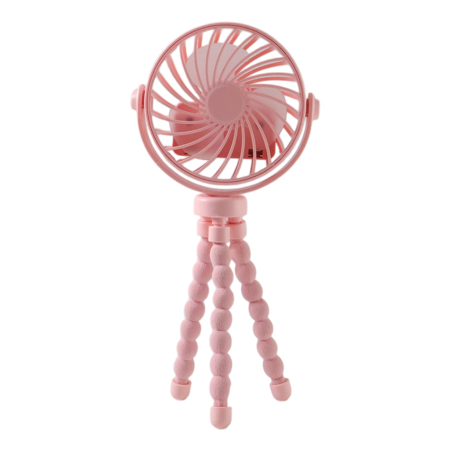 Portable Rechargeable Fan with Flexible Tripod Stand (1 Pc) - Happy Price - Image 2
