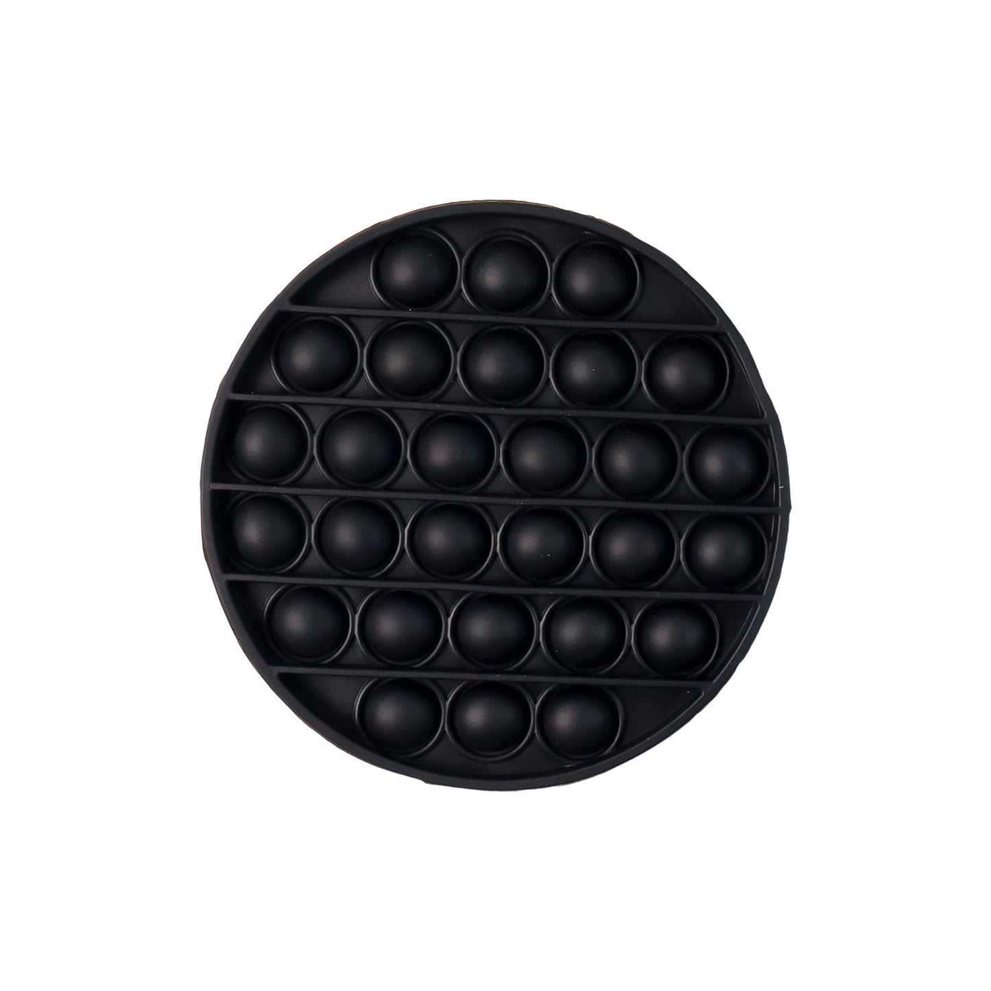 Round Silicone Pop It Fidget Toy for Stress Relief - 1 Pc - Happy Price - Image 2