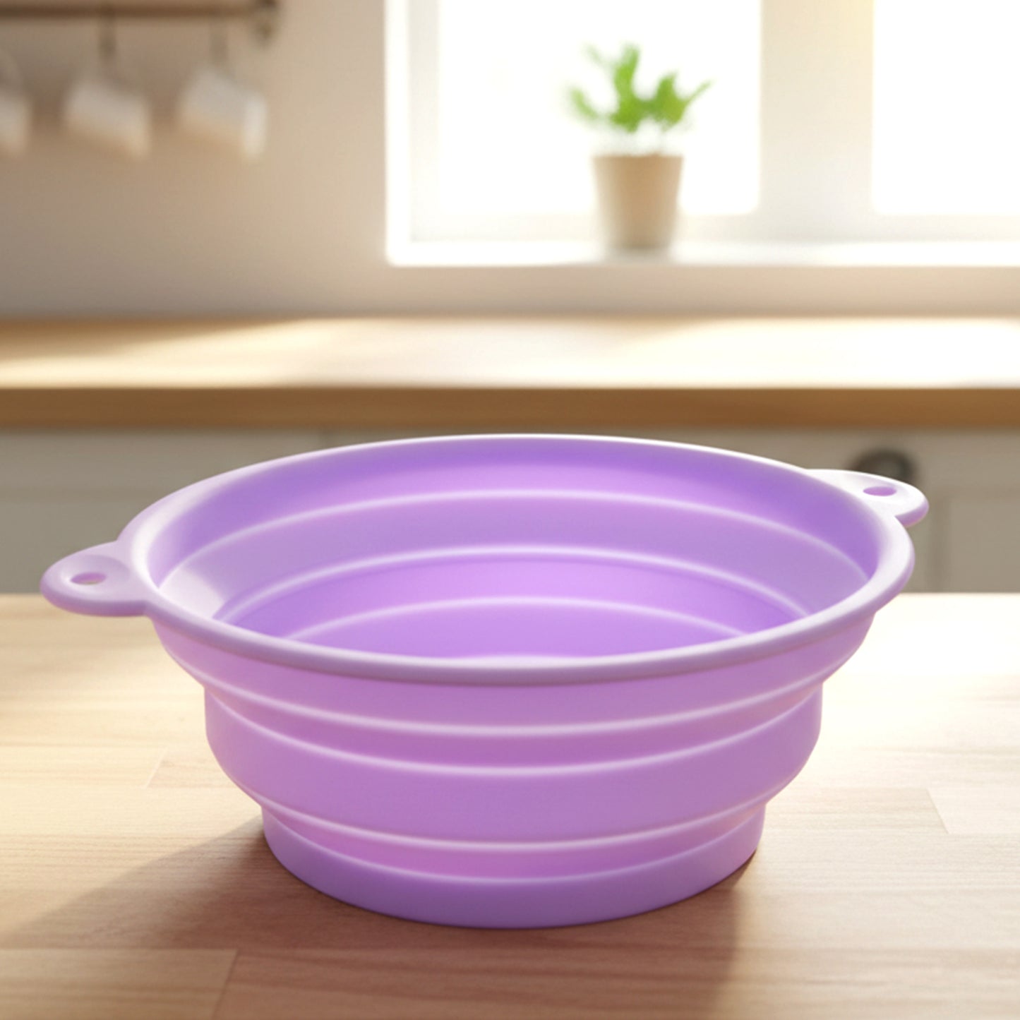 Multipurpose Folding Silicone Ice Bath Bowl with Built-In Tray - Happy Price - Image 2
