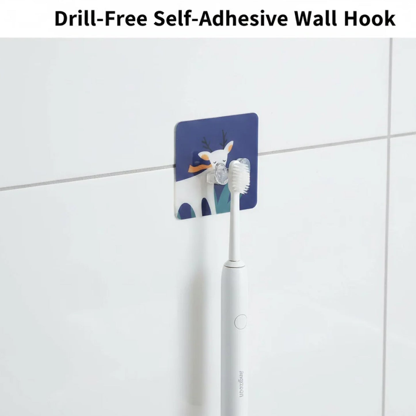 Absorbent Microfiber Hanging Hand Towel with Adhesive Hook for Kitchen & Bathroom - Happy Price - Image 3