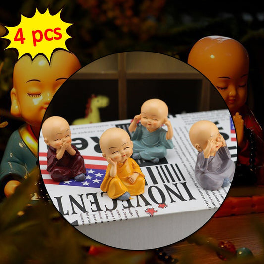 Baby Buddha 4pc And Show Piece Used For House Office And Official Decorations Etc. - Happy Price - Image 1