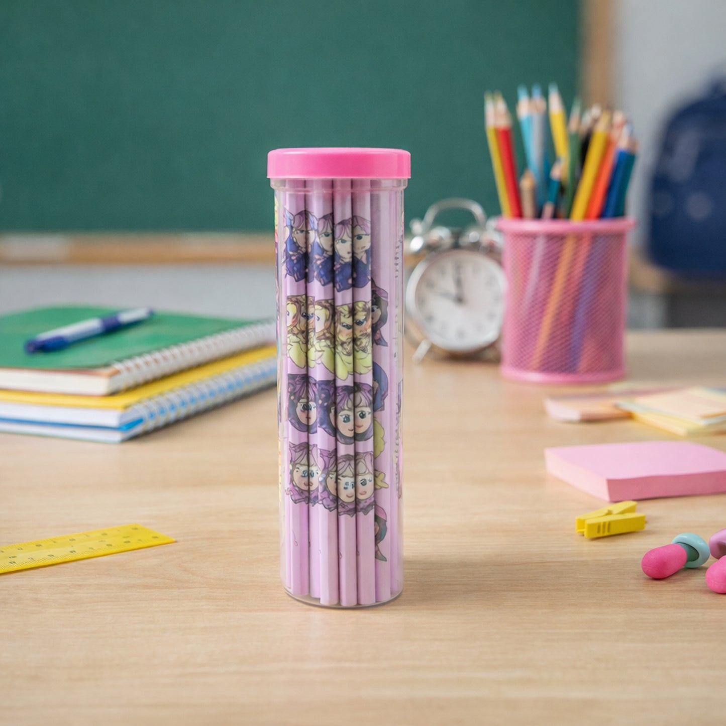 50 Pcs Cartoon Printed Wooden Pencils for Kids - Smooth Writing School Stationery - Happy Price - Image 6