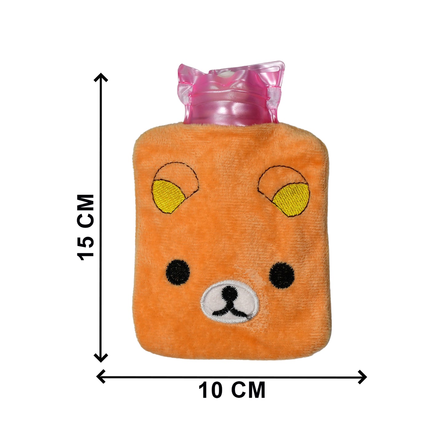 Orange Panda Small Hot Water Bag With Cover For Pain Relief Neck Shoulder Pain And Hand Feet Warmer Menstrual Cramps. - Happy Price - Image 4