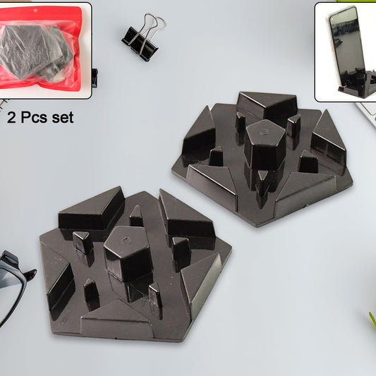 Multi-angle Plastic Mobile Phone Stand Holder (2 Pc  Mix Color) - Happy Price - Image 1