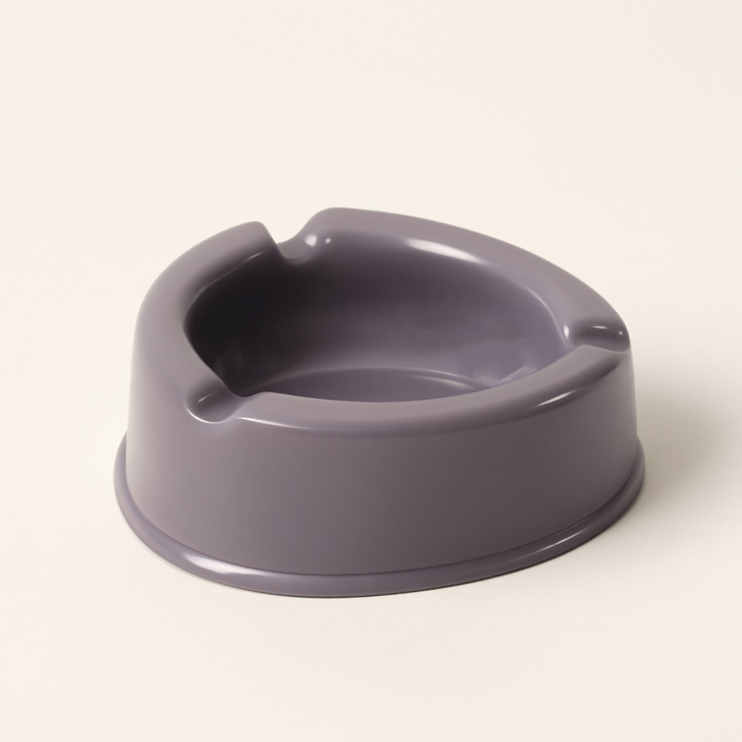 Oblivion Durable Plastic Ashtray With Wide Bowl And Triple Cigarette Holder Slots (1 Pc) - Happy Price - Image 2