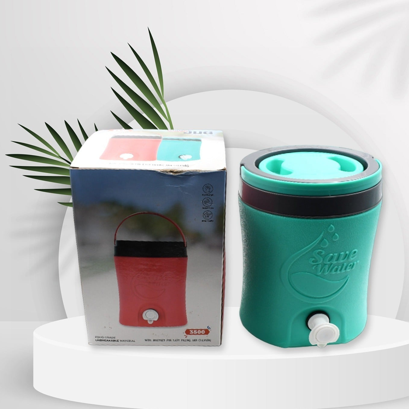 Insulated Plastic Water Dispenser with Tap - 3.5 Litre Capacity - Happy Price - Image 1