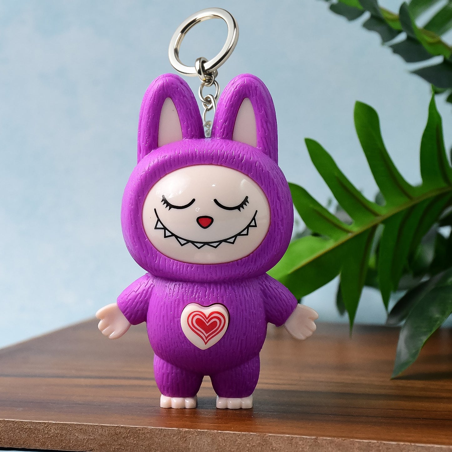 Face Changing Cartoon Character Keychain with Key Holder (1 Pc) - Happy Price - Image 3