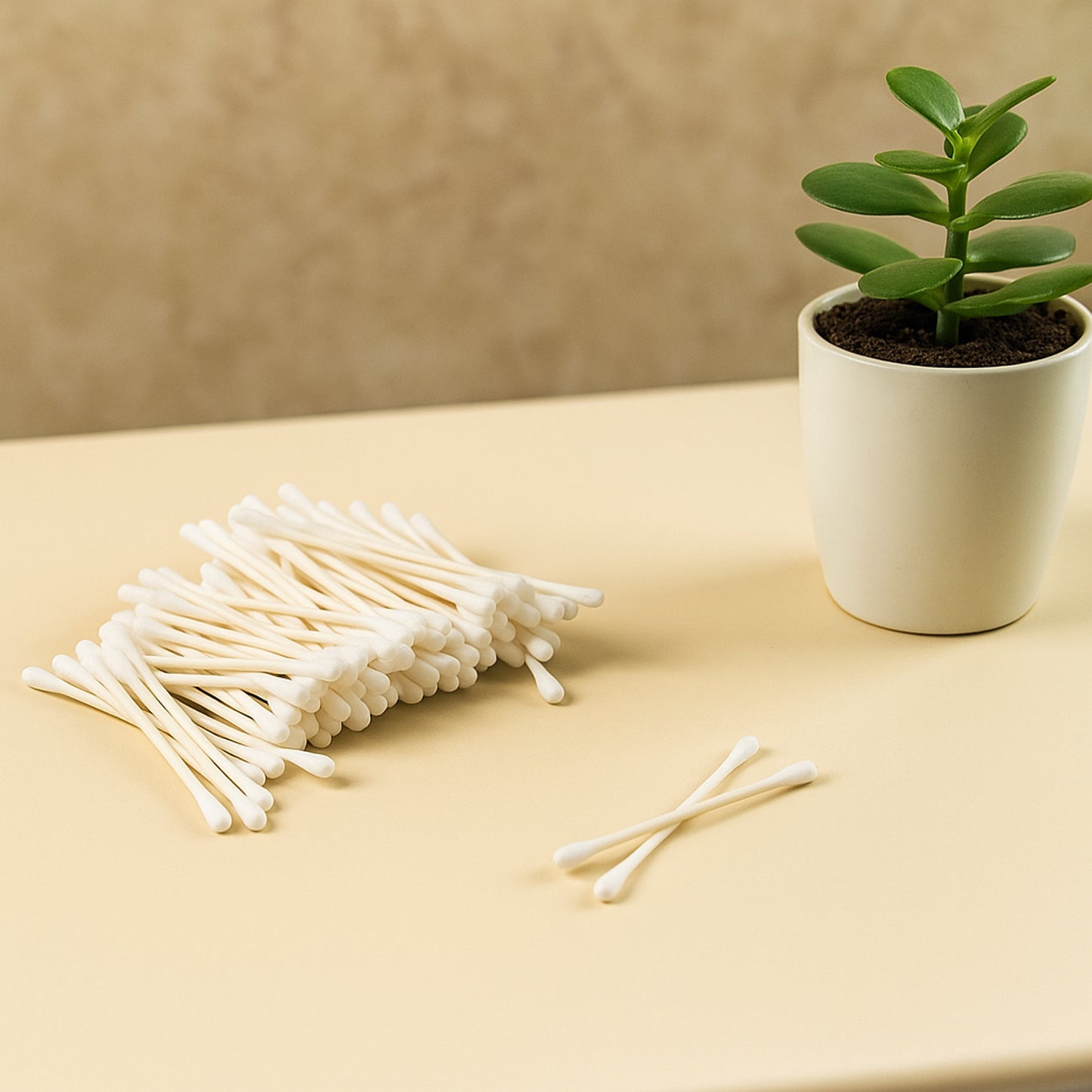 Tulips Paper Stick Cotton Swabs - 100 Pcs Set for Grooming & Makeup - Happy Price - Image 6