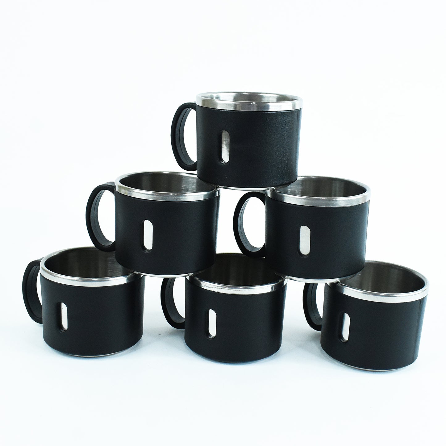 Apex Stainless Steel Desk Mug (6 Pc) - Happy Price - Image 4
