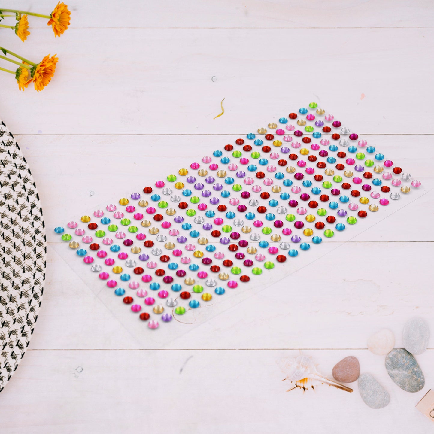 Self Adhesive Multi Size Shaped Shining Stones Crystals Stickers For Art  Craft Mobile Phone Decoration Jewellery Making School Projects Creative Work - Happy Price - Image 2