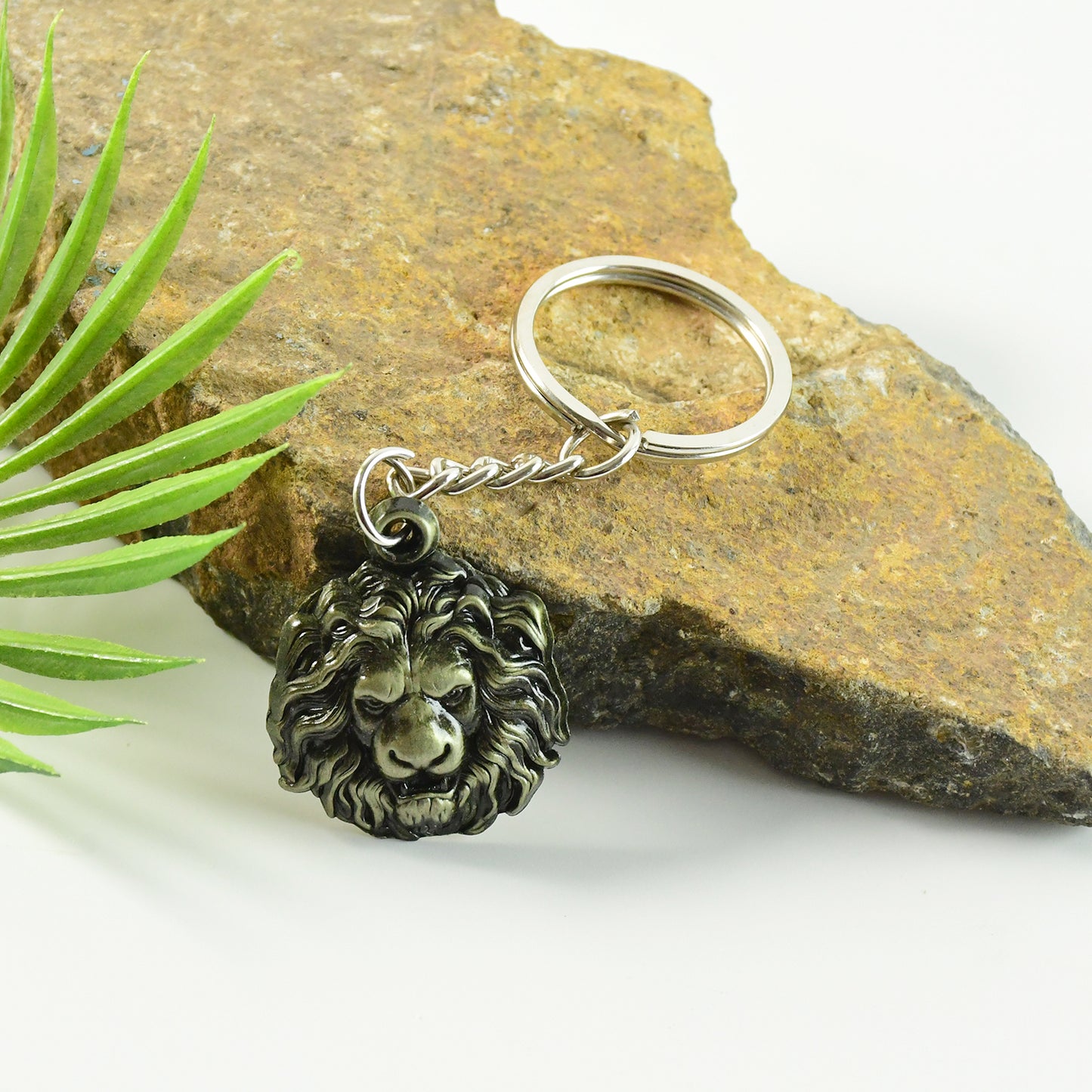 Lion Head Metal Keychain - Durable & Stylish Key Holder (1 Pc) - Happy Price - Image 5