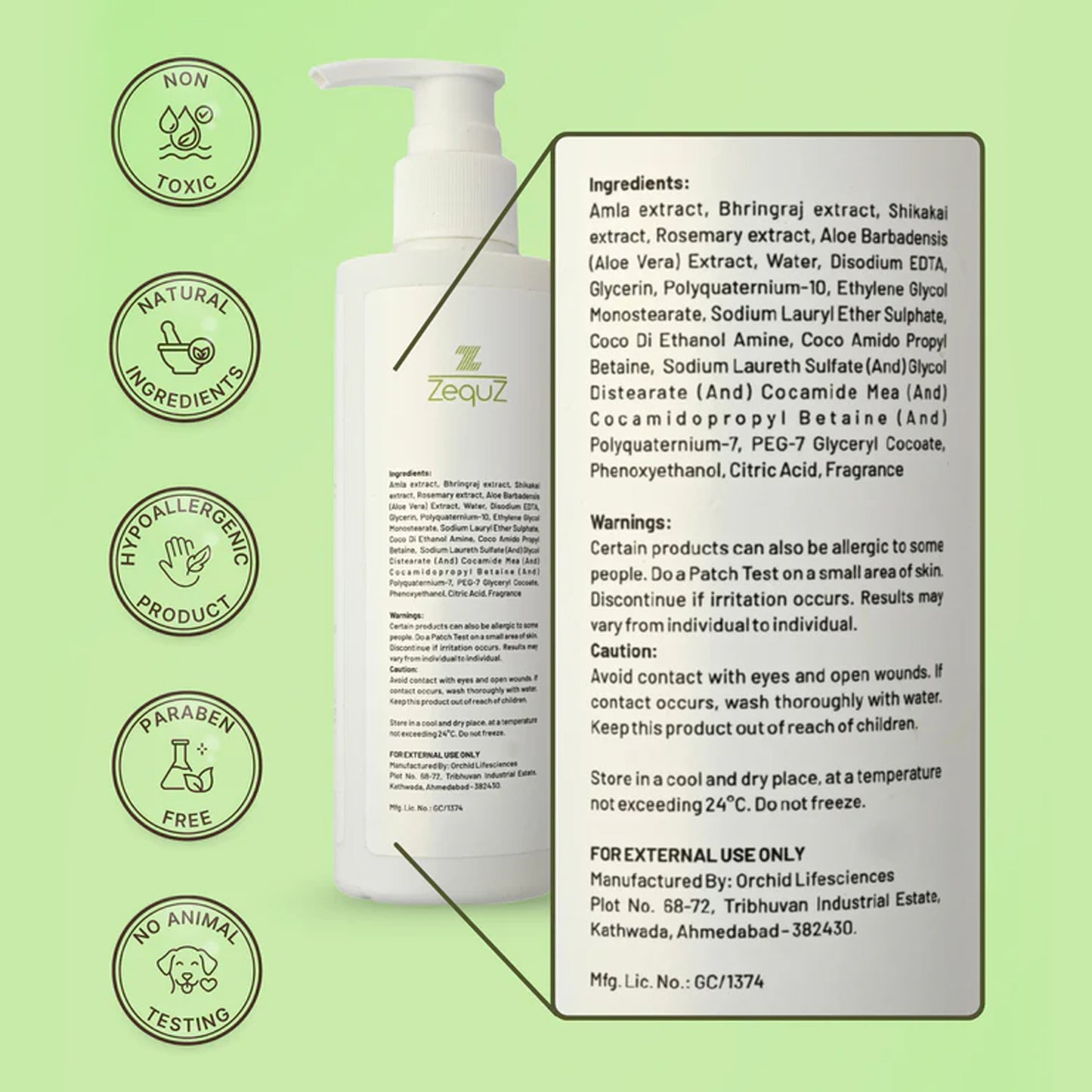 Strengthening Anti Hair Fall Shampoo - 250ml Bottle for Reduced Breakage - Happy Price - Image 3